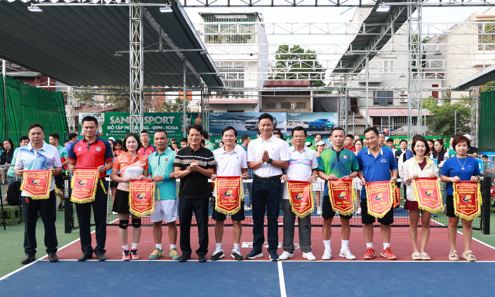  500 VĐV tranh tài tại Giải Vô địch Pickleball các CLB tỉnh Bắc Giang lần thứ nhất